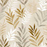 Sand & Shadow Leaves Wallpaper