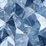 Blue frostvein wallpaper with fractured geometric pattern.
