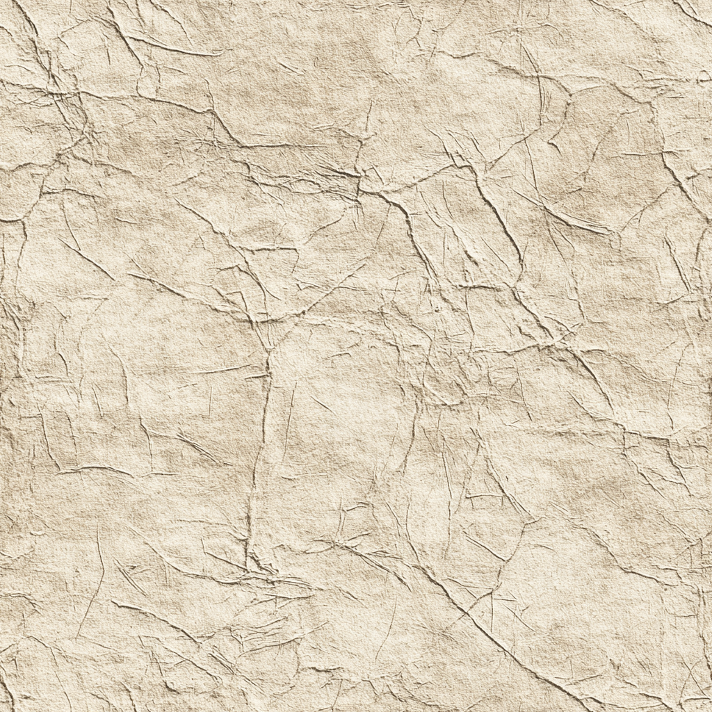 Textured paper relic wallpaper with visible creases and shadows.