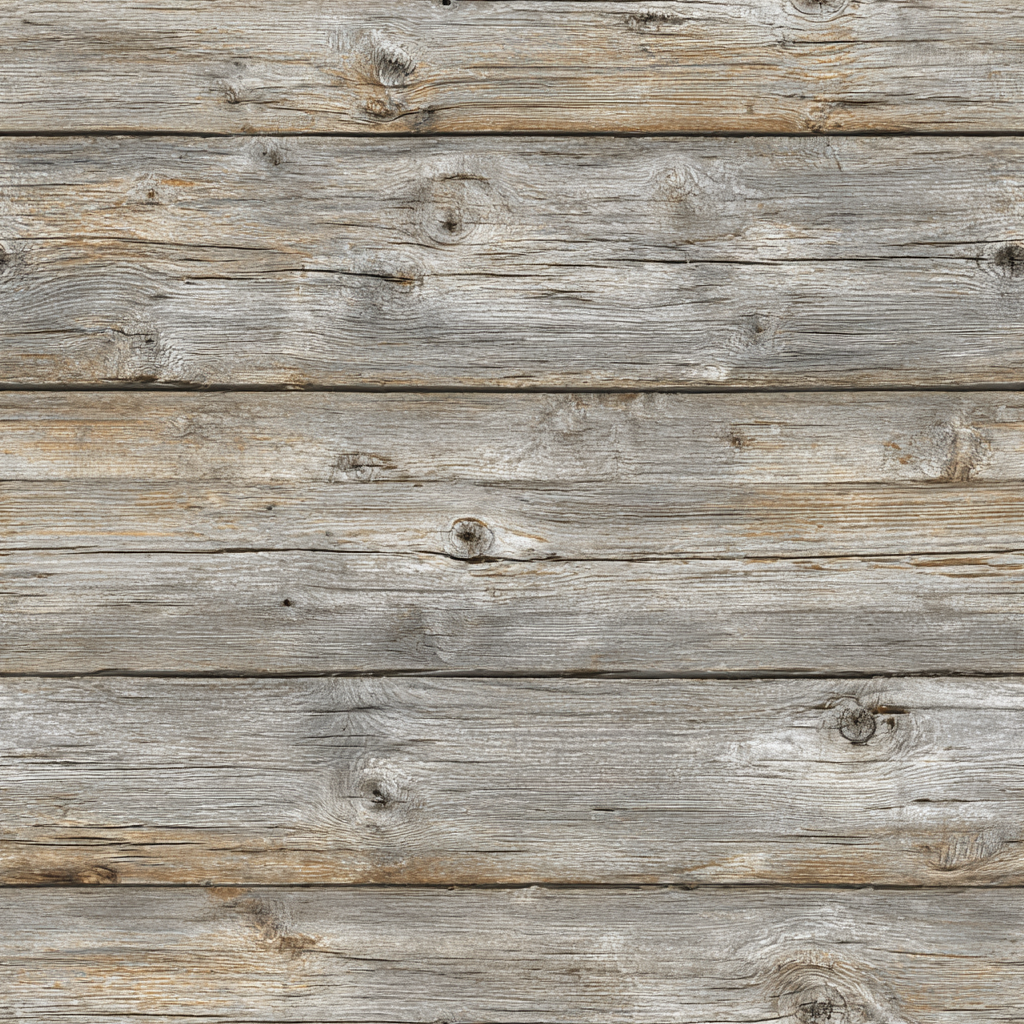 Weathered timber wallpaper with a rustic appearance and woodgrain texture.
