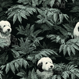 Verdant Sheepdog Wallpaper