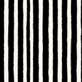 Black and white striped wallpaper with textured brush strokes.