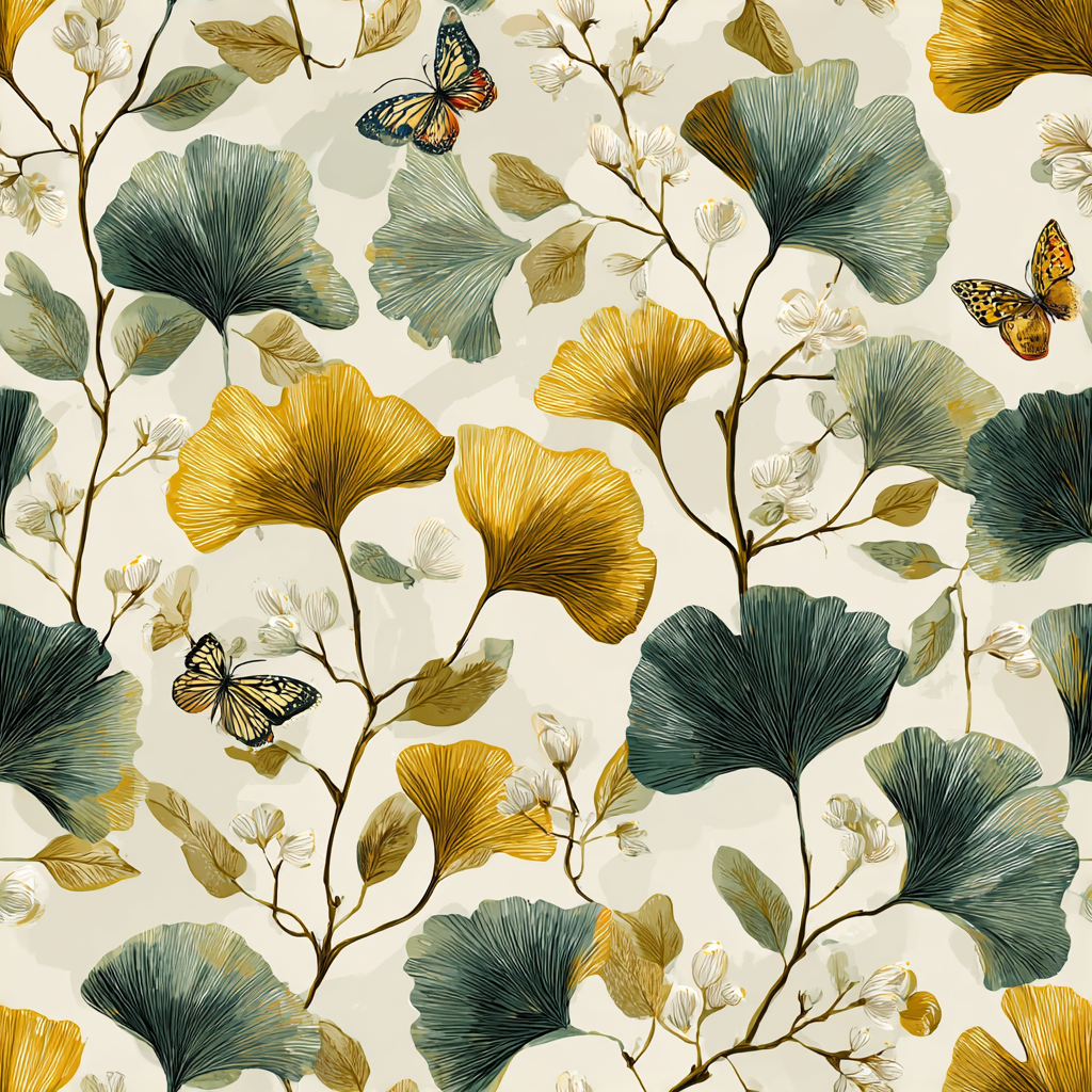 Veronese Ginkgo Wallpaper