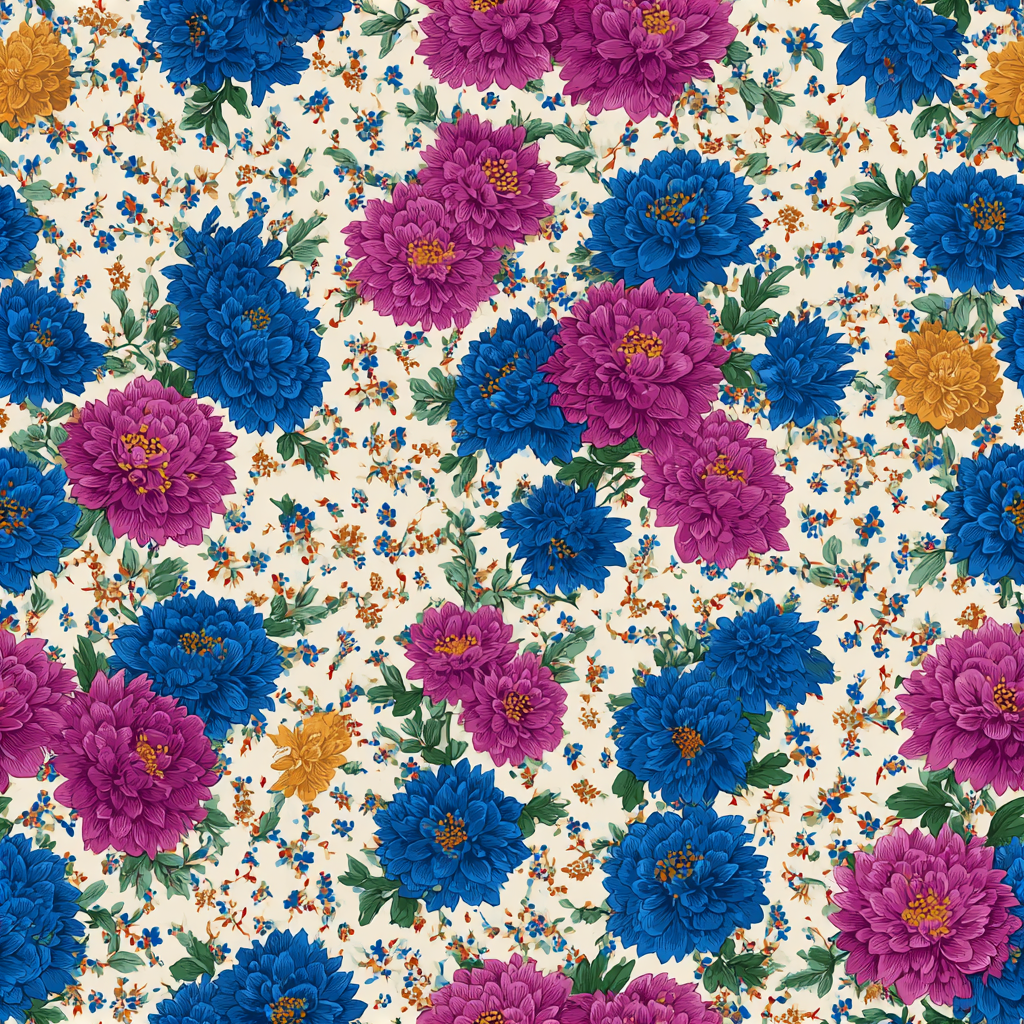 Magenta Aster Confetti Wallpaper