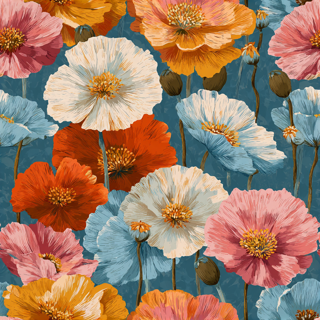 Poppy Concerto Wallpaper