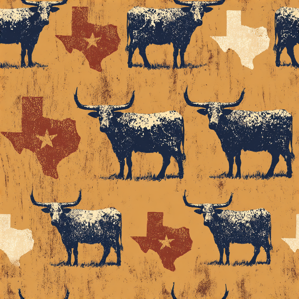 Lone Star Cattle Mark Wallpaper