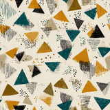Stamped Tangram Wallpaper