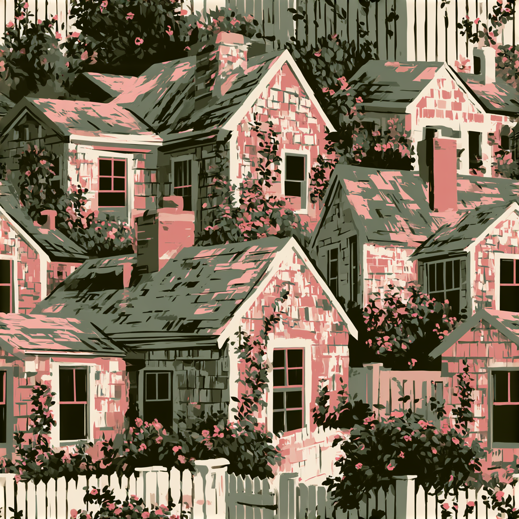 Rosewater Shingle Lane Wallpaper