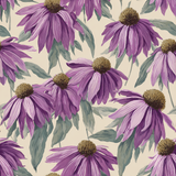 Coneflower Waltz Wallpaper