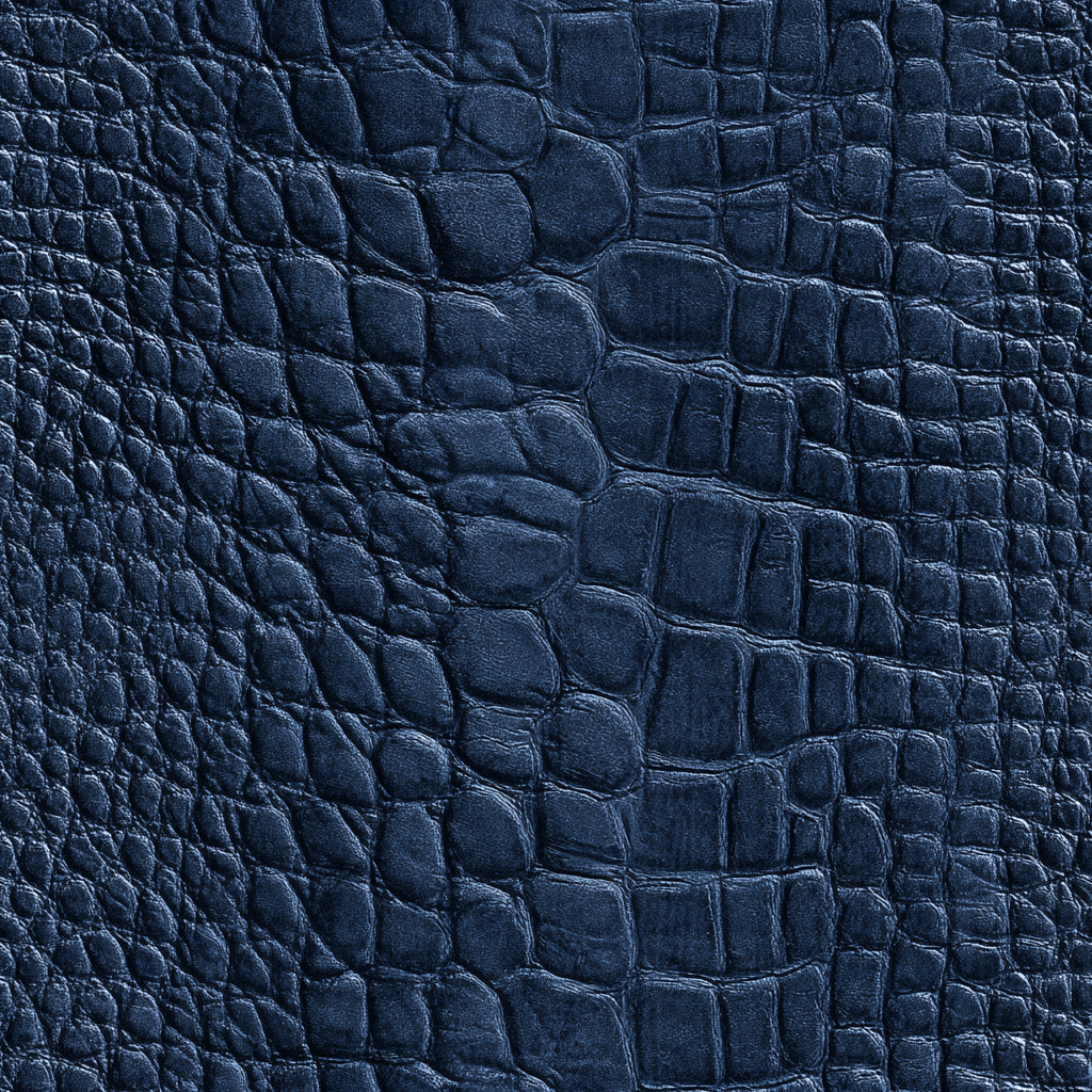 Indigo croc wallpaper with a croc pattern texture.
