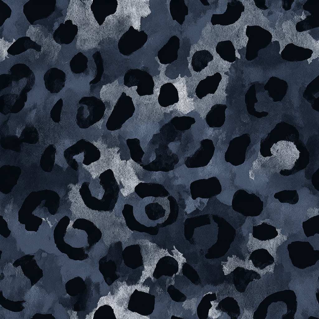 Carbon prowl wallpaper with abstract leopard print pattern.