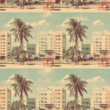 Ocean Drive Postal Wallpaper