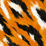 Orange bengara flame wallpaper with black and white abstract brush stroke pattern.