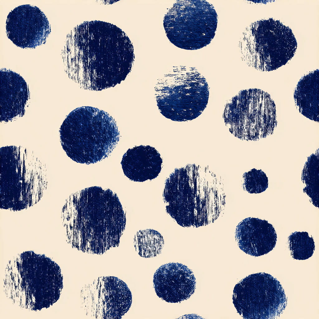 Indigo Half-Moon Wallpaper