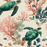 Coral Passage Wallpaper