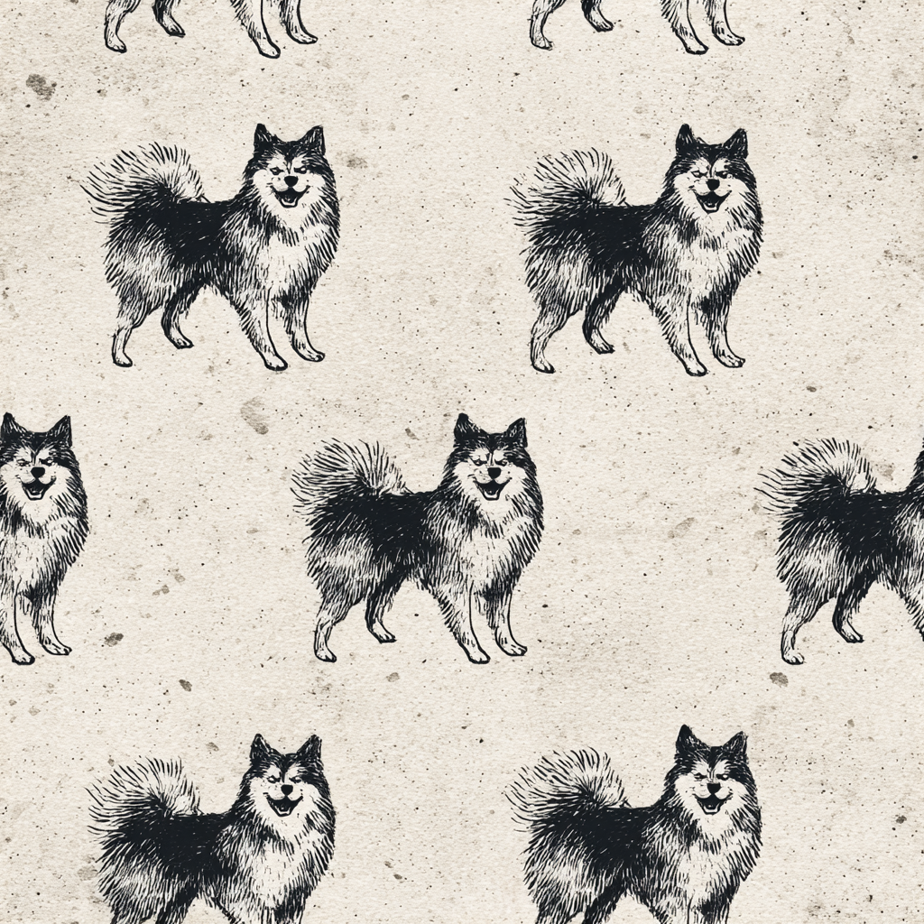 Karelian Hearth Spitz Wallpaper