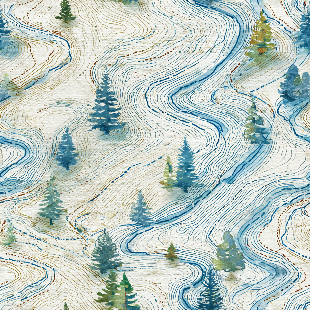 Powder Map Wallpaper