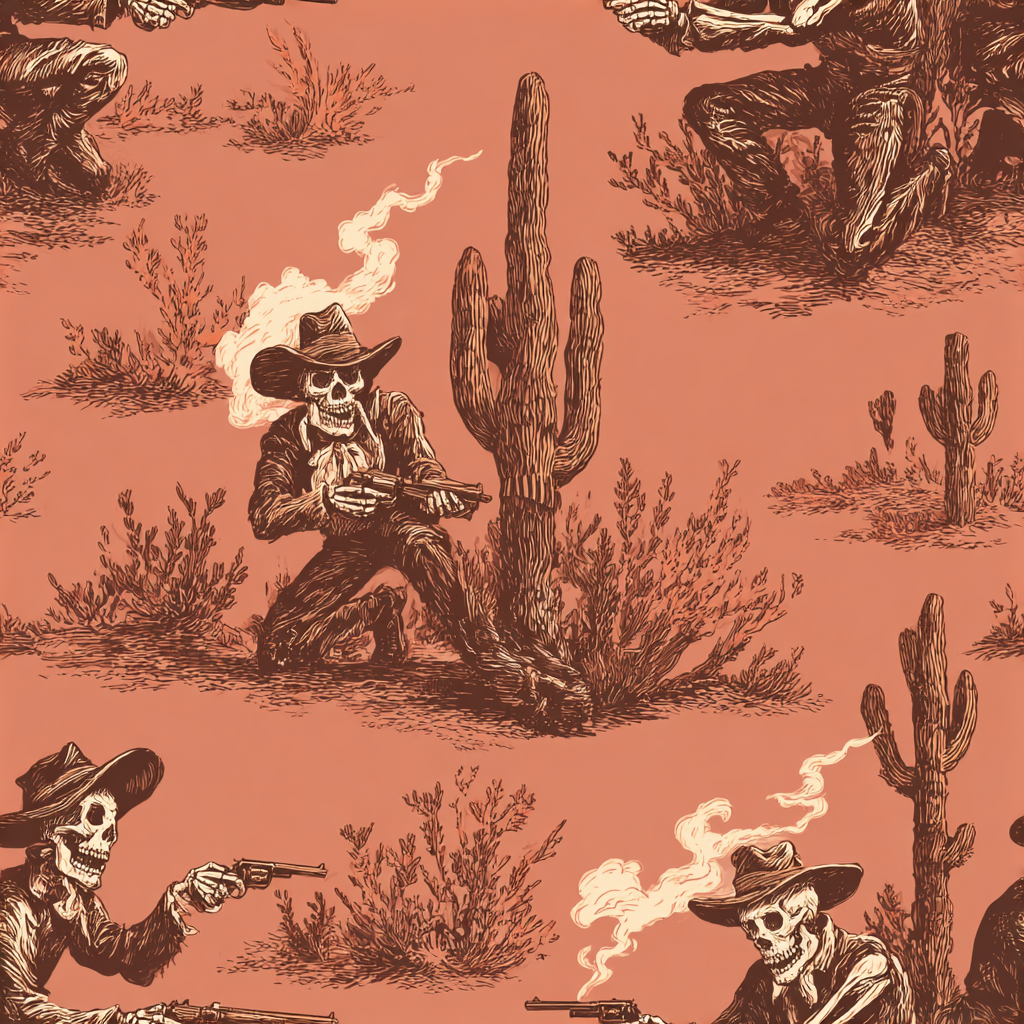 Last Hand at Dry Gulch Wallpaper