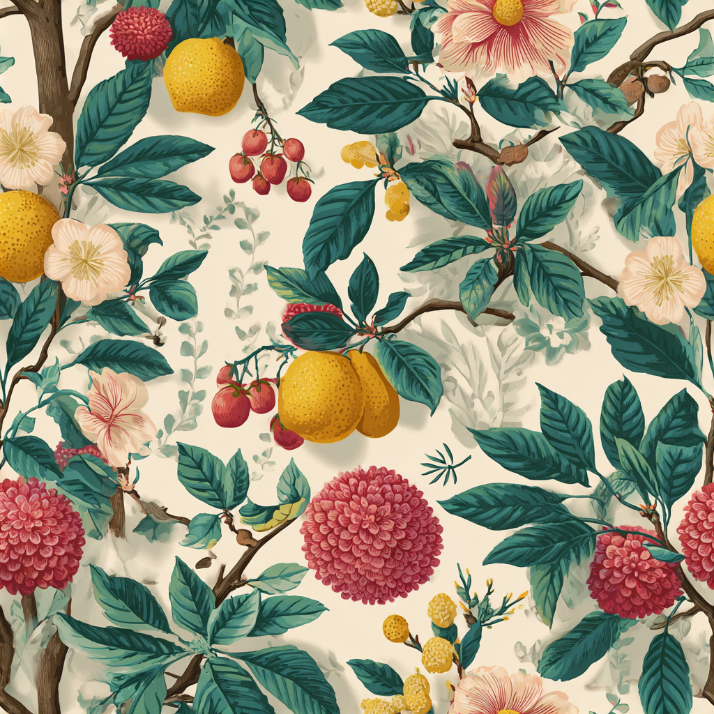 Camellia Aviary Tropics Wallpaper