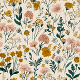 Pressed Flora Botanique Wallpaper