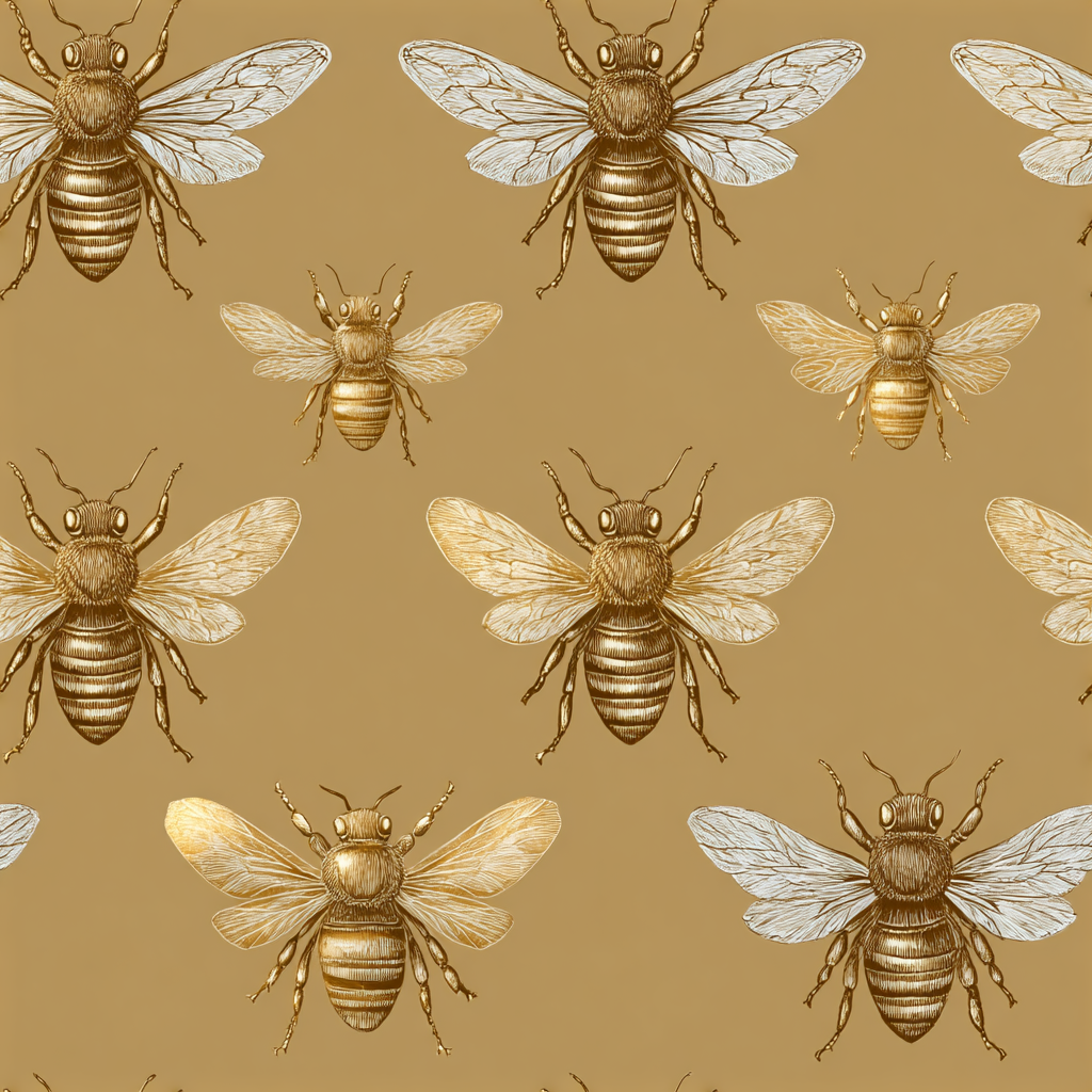 Apiarian Brassford Wallpaper