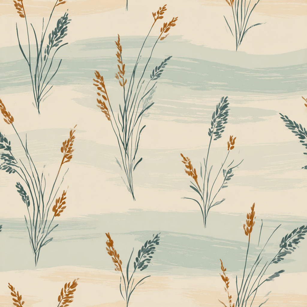 Sea Oat Tideways Wallpaper