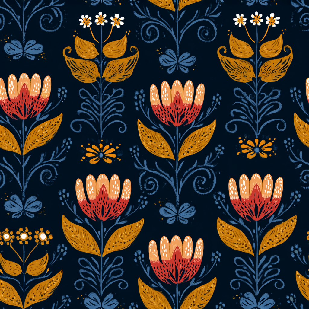 Almhof Tulpan Wallpaper