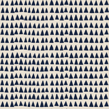 Navy Triangle Tally Wallpaper