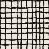 Hand-Dipped Lattice Wallpaper