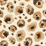 Savanna ink wallpaper with leopard print pattern and watercolor texture.