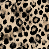 Beige Raw Aperture wallpaper featuring an animal print pattern.