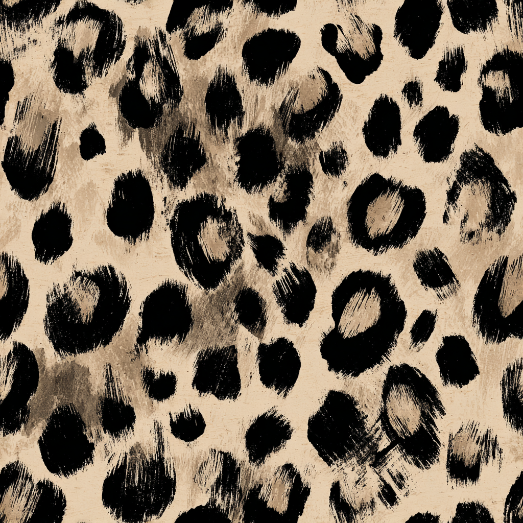 Beige Raw Aperture wallpaper featuring an animal print pattern.