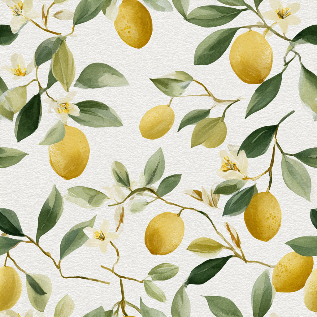 Amalfi Lemon Wallpaper