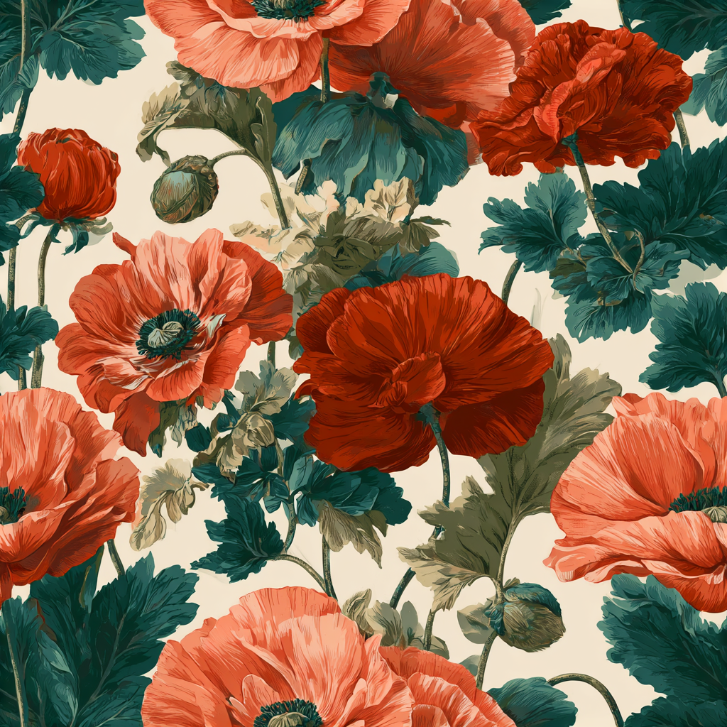 Marpole Poppy Atelier Wallpaper