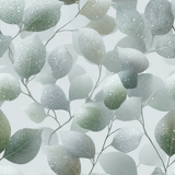 Frosted Aspenveil wallpaper with a foliage pattern, featuring delicate veins and speckles on a light background.
