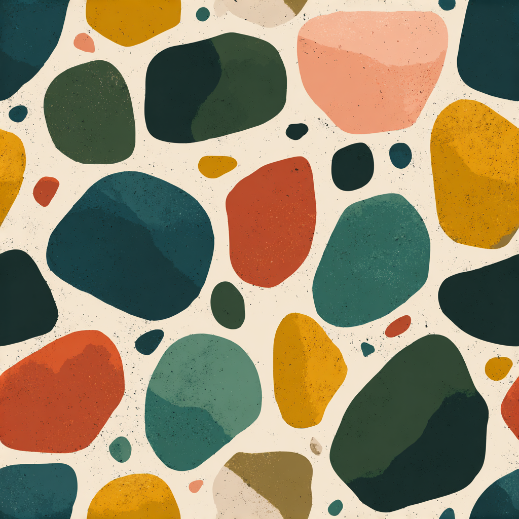 Modernist Cobble Wallpaper