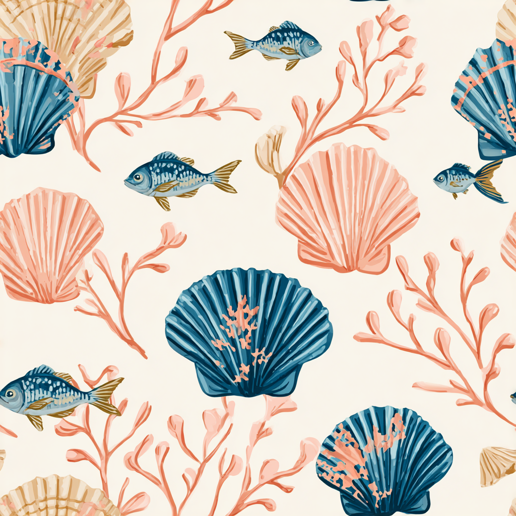 Reefcomb Atelier Wallpaper