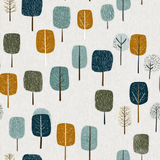 Treetop Sift Wallpaper with a tree pattern on a textured background.