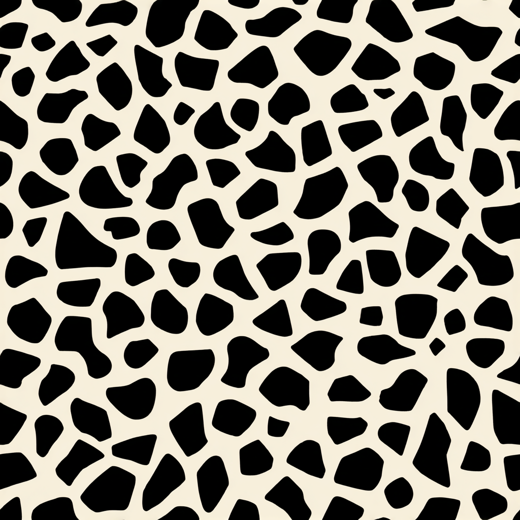 Fragment field wallpaper with a black and white irregular pattern.