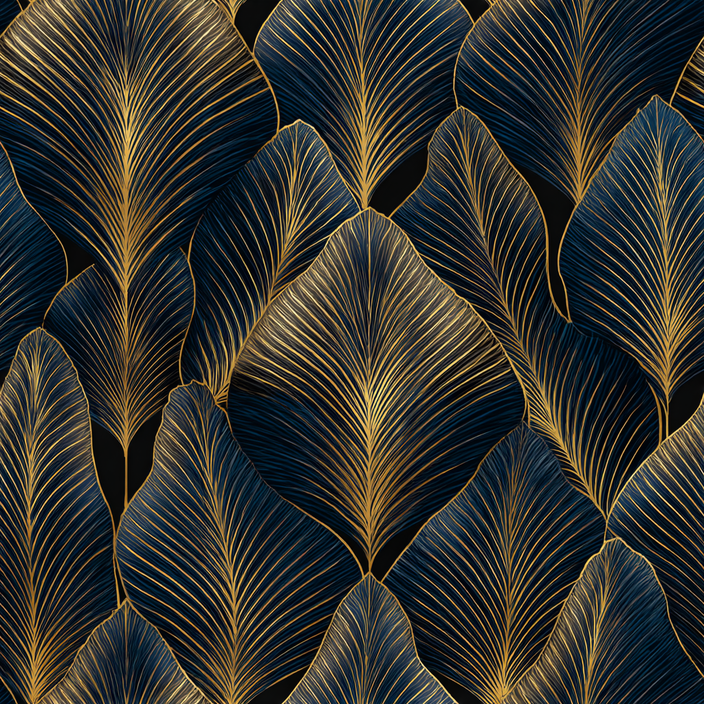 Midnight Frond Wallpaper