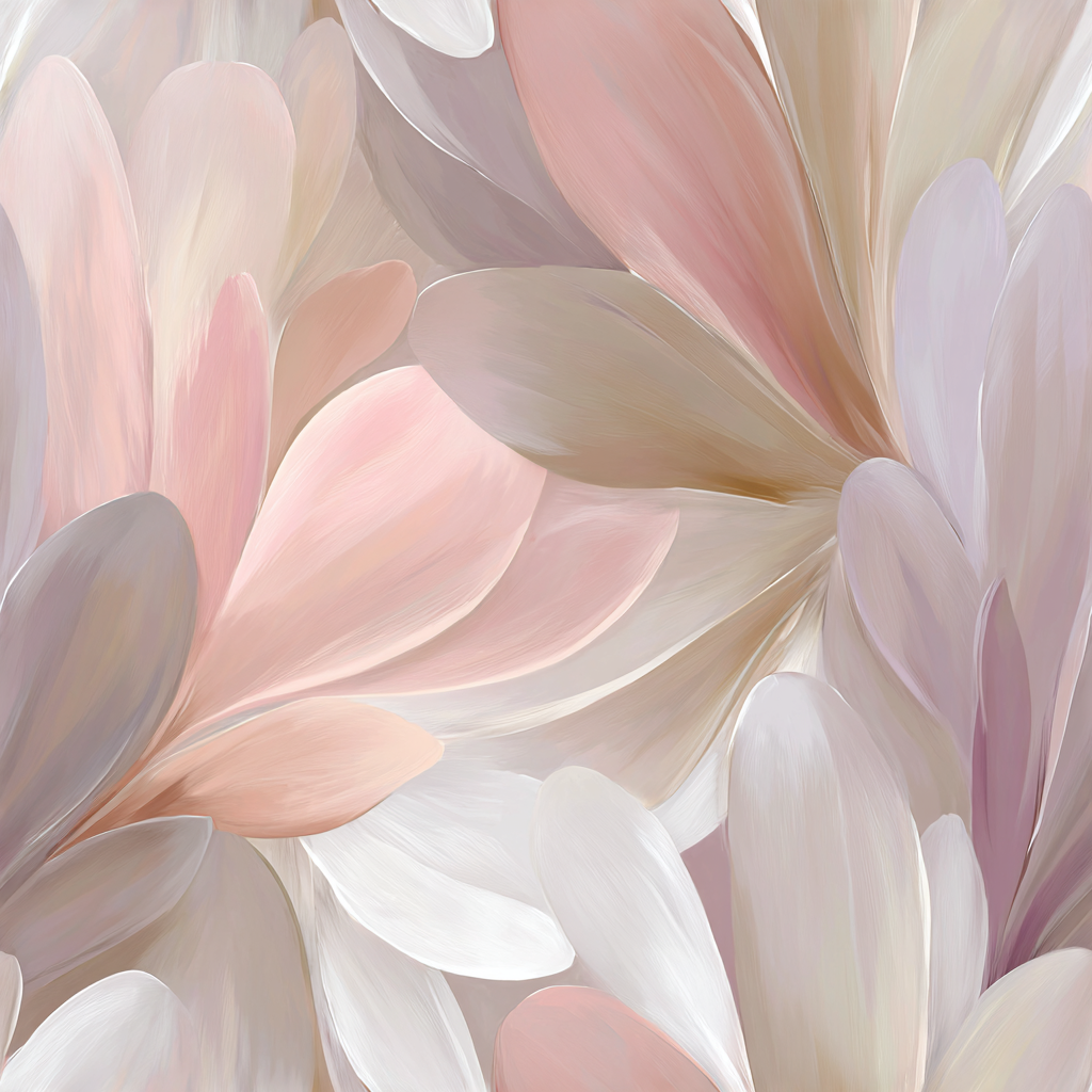Petal Haze Wallpaper – Canvas & Ivy