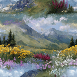Alpine Bloom Wallpaper