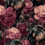 Carmine Canopy Wallpaper