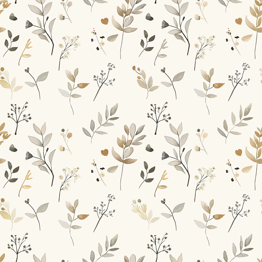 Botanica Silhouette Wallpaper