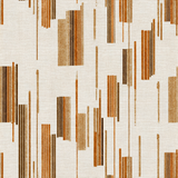 Textured Switchgrass Fringe Wallpaper with brown and tan stripes, vertically oriented.