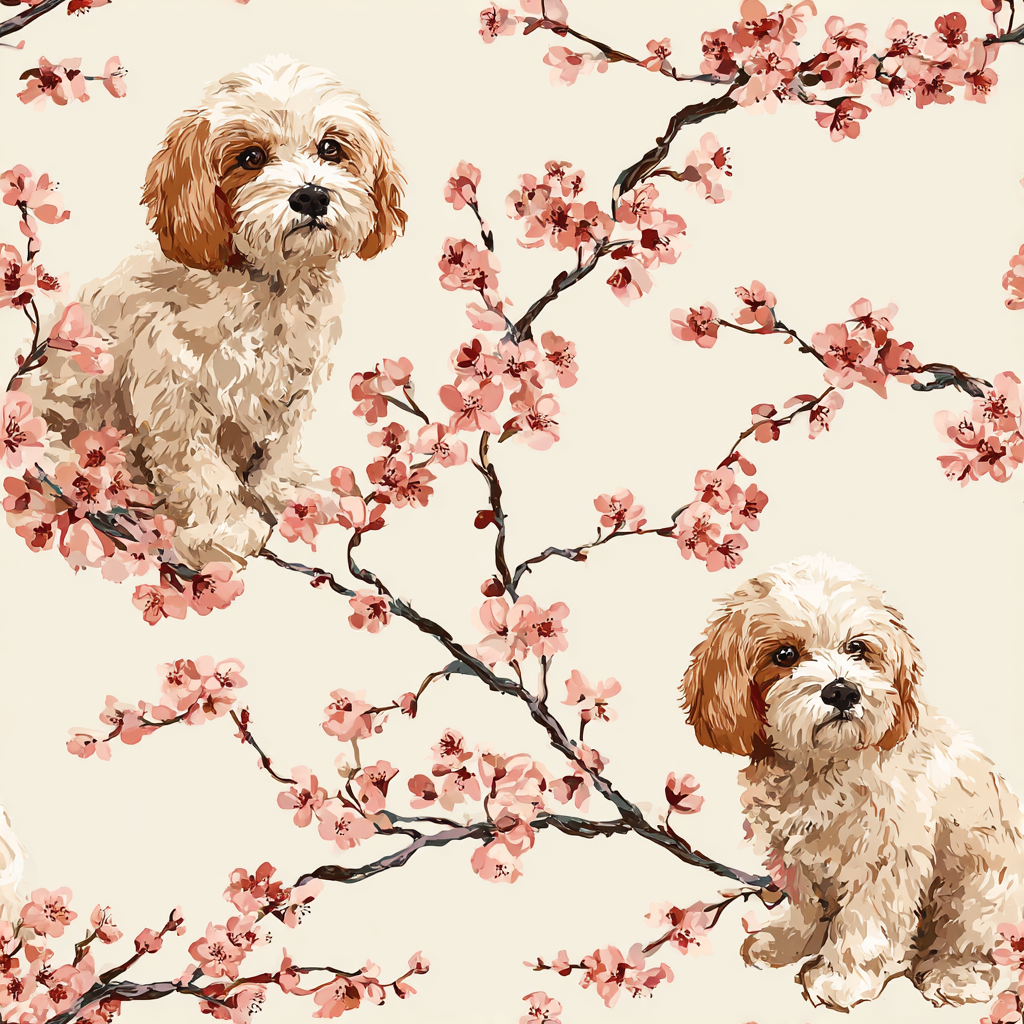 Hanami Crest Wallpaper