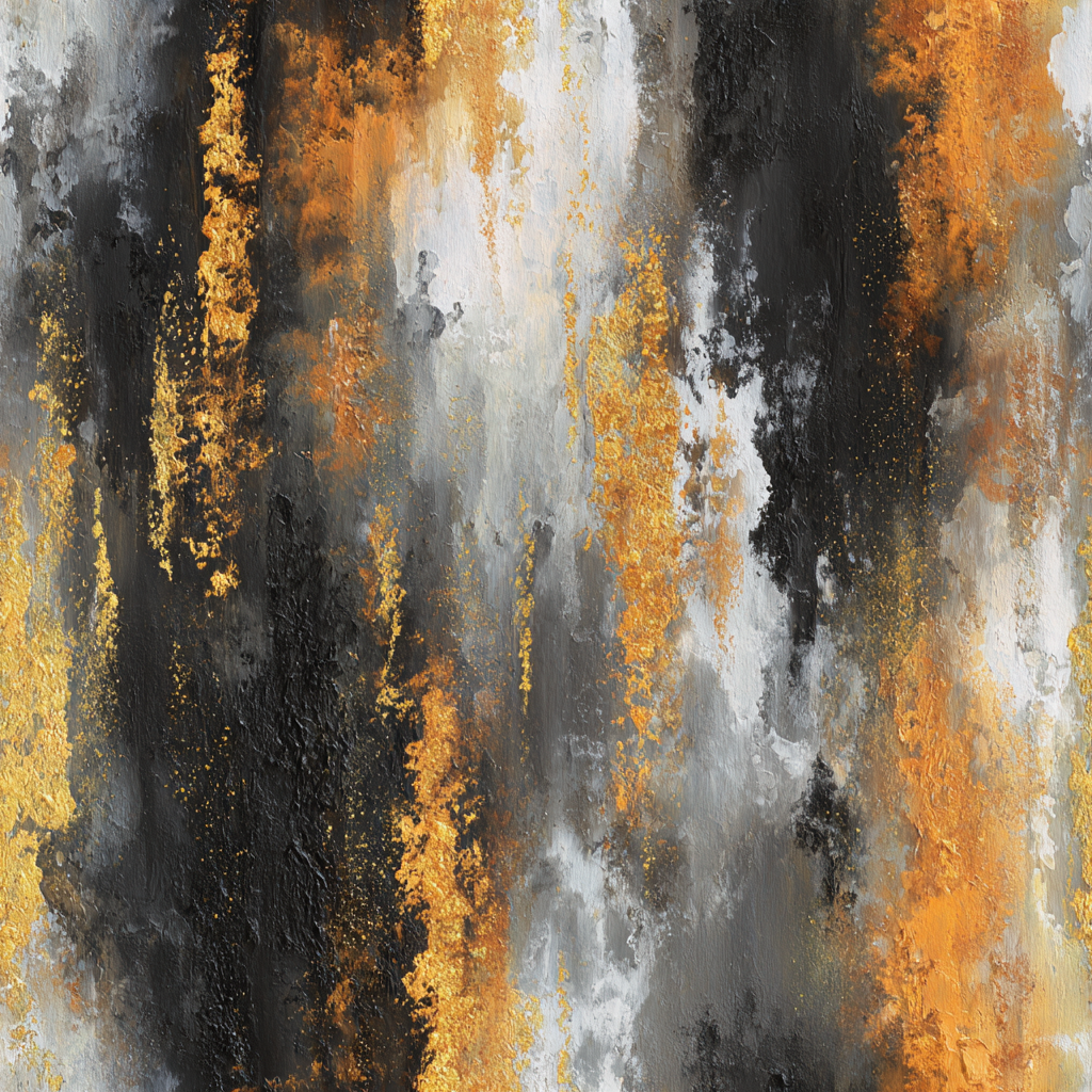 Molten Cascade Wallpaper with gold-colored texture and abstract pattern.
