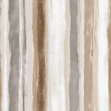 Neutral tone striped wallpaper by York Wallcoverings featuring a textured brushstroke pattern.
