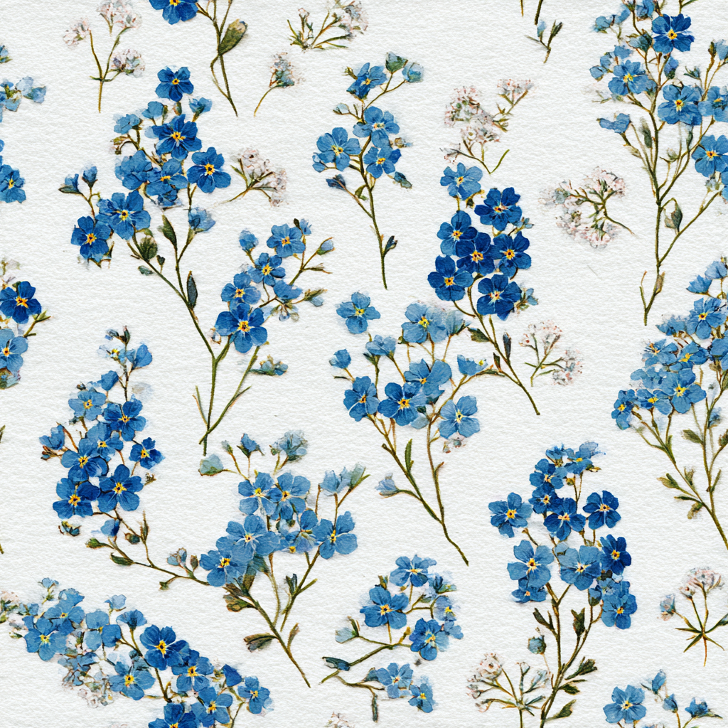 Forget-Me-Not Atelier Wallpaper