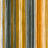 Vertical striped wallpaper with gold and gray brushstroke texture.
